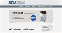 Desktop Screenshot of bbt-online.de