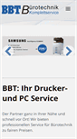 Mobile Screenshot of bbt-online.de